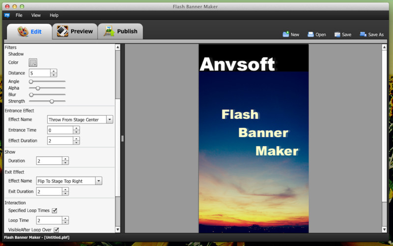 AnvSoft Banner Maker Free 1.0 : AnvSoft Banner Maker Free screenshot