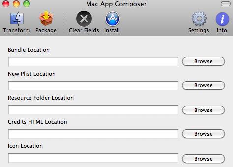 App Composer 2.0 : Main interface