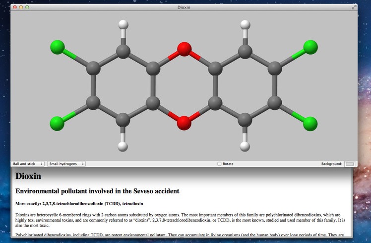 Molecules 1.6 : Main window