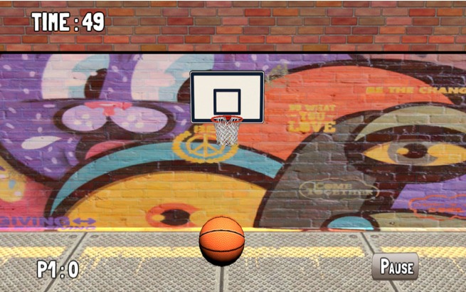 Basketball Shot : Main window