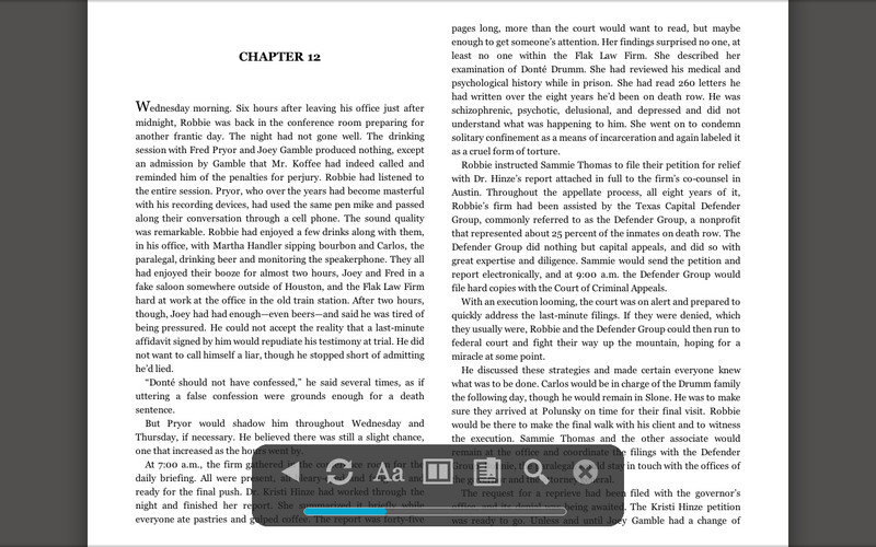Kindle 1.1 : Kindle screenshot