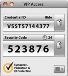 VIP Access 1.0 : Main Window
