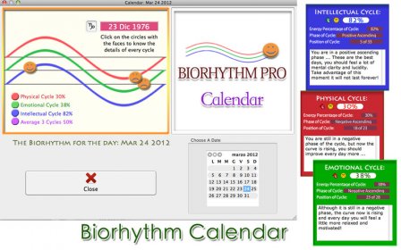 Biorhythm Pro X screenshot