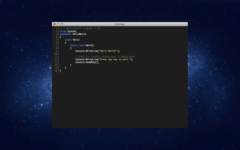 C# Editor 1.0 : C# Editor screenshot