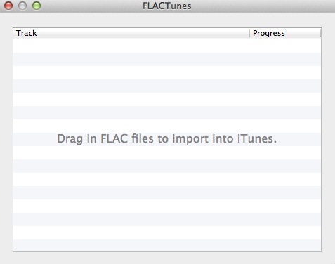 FLACTunes FLAC Converter 1.1 : Main window
