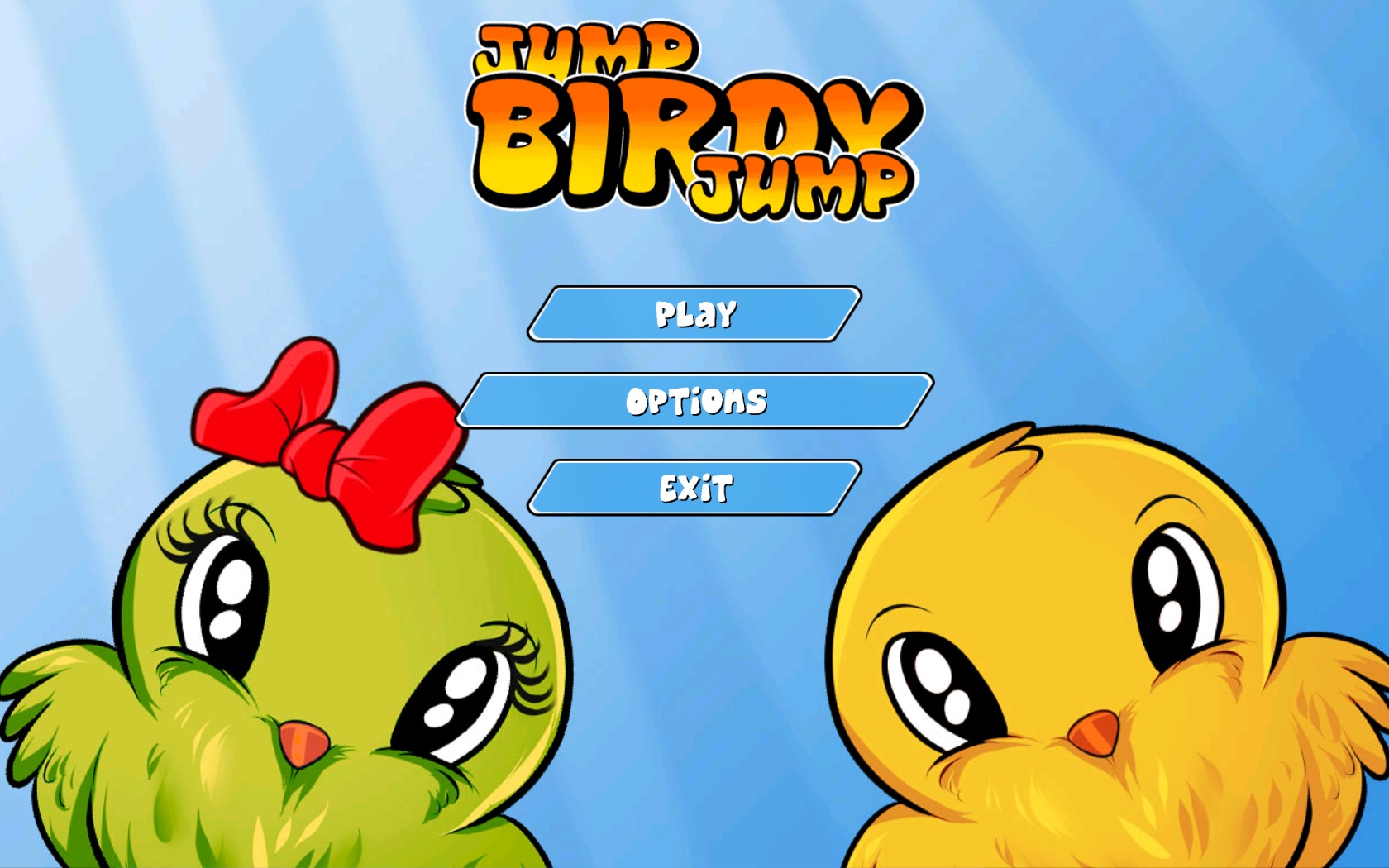 Jump Birdy Jump 1.3 : Menu