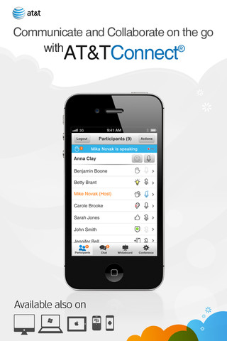 AT&T Connect Mobile 3.0 : Main window