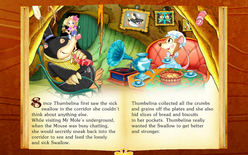 Thumbelina Interactive Book : Thumbelina Interactive Book screenshot