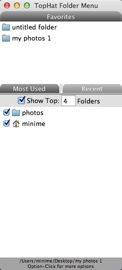 TopHat Folders Menu 1.2 : TopHat Menu Folders Editor