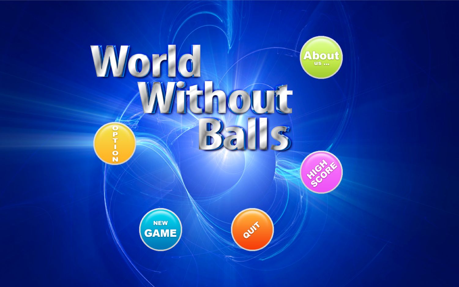 World Without Balls : Main Menu