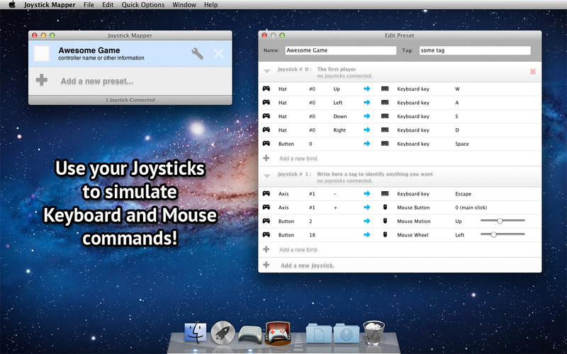 Joystick Mapper 1.1 : Joystick Mapper screenshot