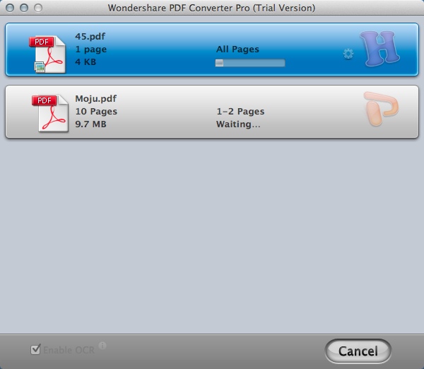 Wondershare PDF Converter Pro 3.0 : Converting PDF Files