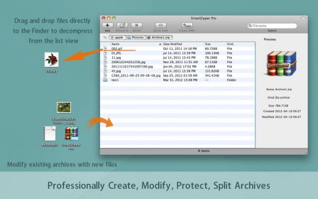 Smart Zipper Pro - Preview, Compress and Decompress Zip, 7z, Rar files screenshot