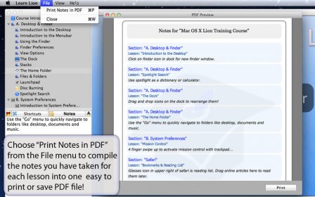 Learn - Lion Edition screenshot