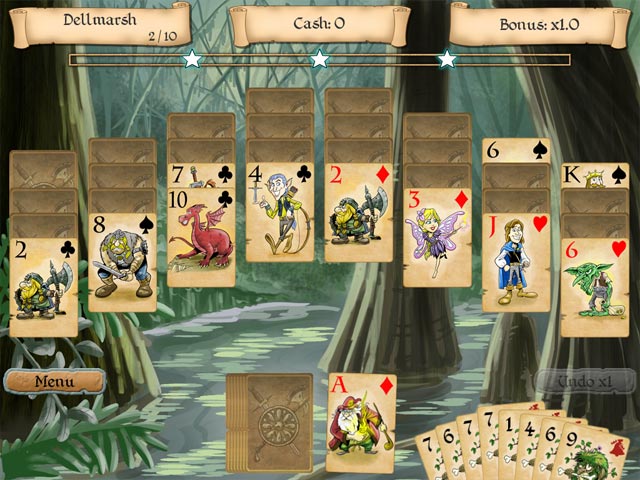 Legends of Solitaire: The Lost Cards : Gameplay