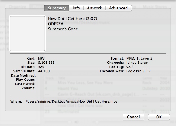 Music Man 4.1 : Checking Music File Details