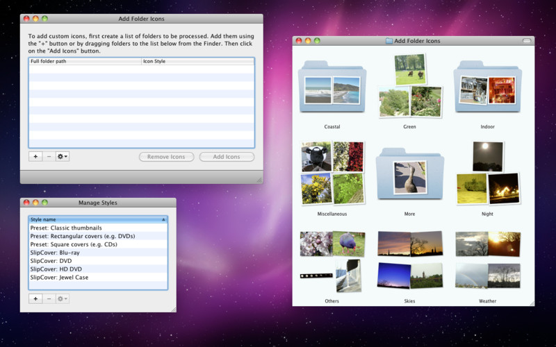 Add Folder Icons 2.1 : Add Folder Icons screenshot