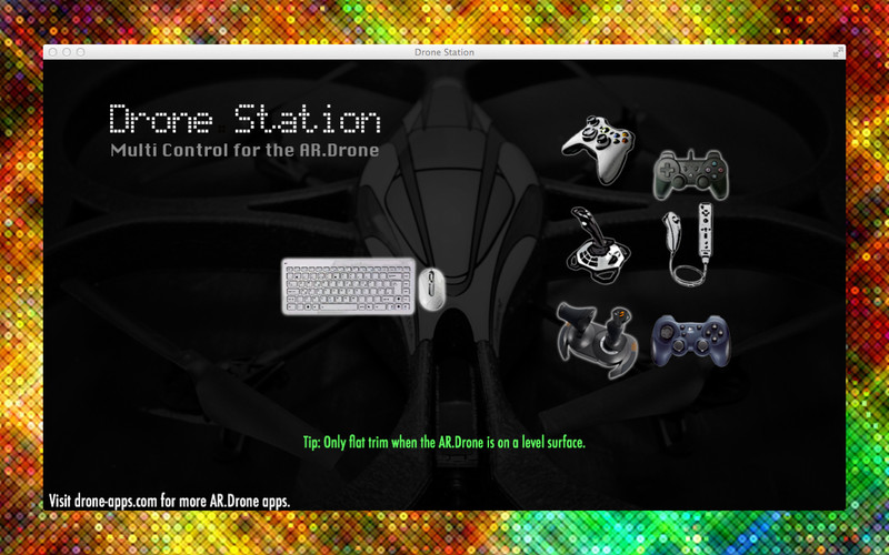 Drone Station: Multi Control for Your AR.Drone 1.3 : Drone Station: Multi Control for Your AR.Drone screenshot