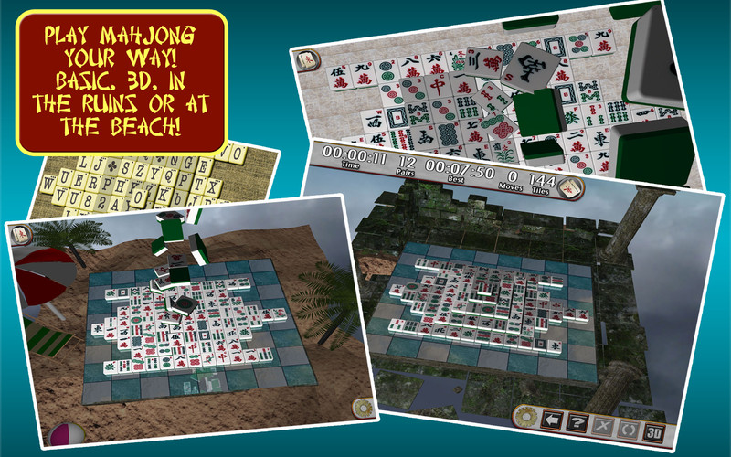 Mahjong 3D 1.0 : Main window