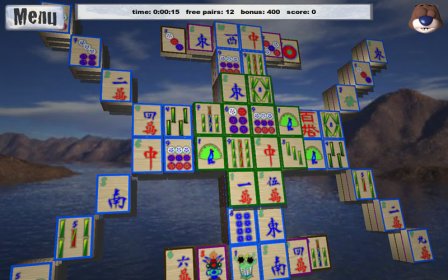 Mahjong 3D screenshot