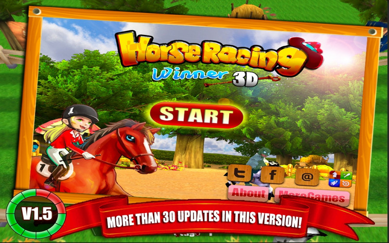 Horse Racing Winner 3D 1.0 : Main View