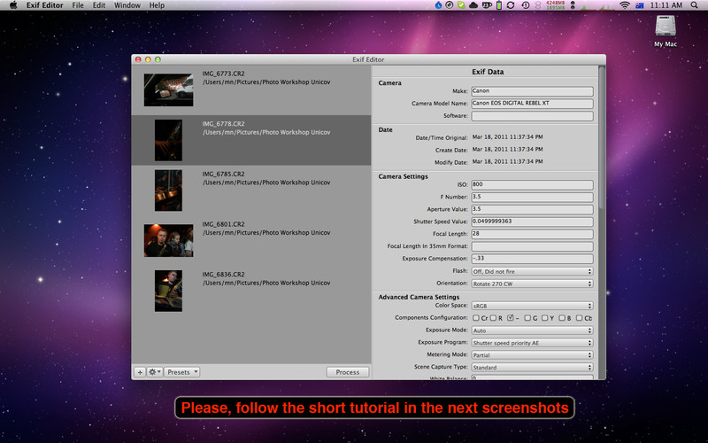 Exif Editor 1.0 : Exif Editor screenshot