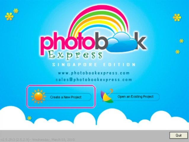 PhotoBook Express Designer 2.5 : Main Window