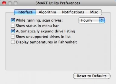 Program Preferences