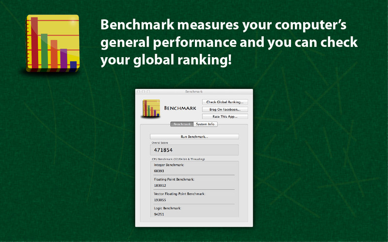 Benchmark 1.0 : Benchmark screenshot