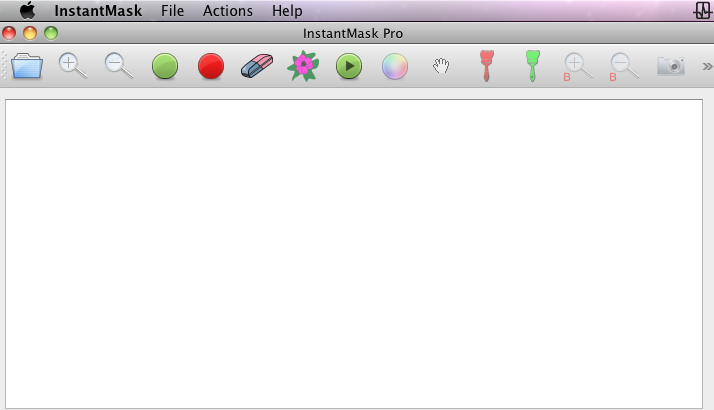 InstantMask Pro 2.8 : Main window