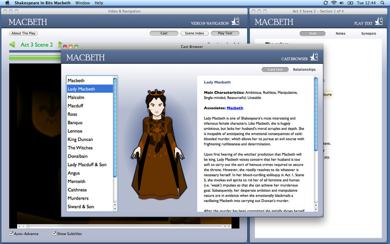 Shakespeare In Bits Macbeth 1.0 : Shakespeare In Bits Macbeth screenshot