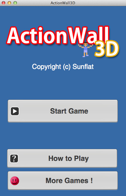 ActionWall 3D 1.0 : Main window