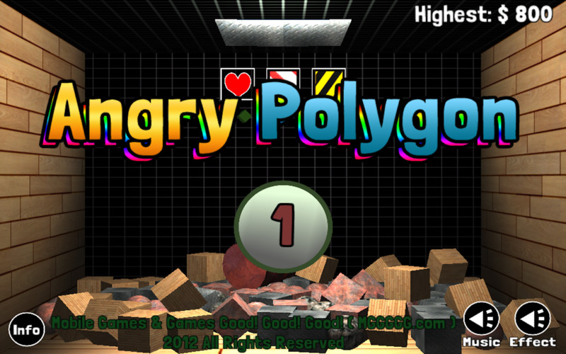 Angry Polygon HD 1.5 : Main window