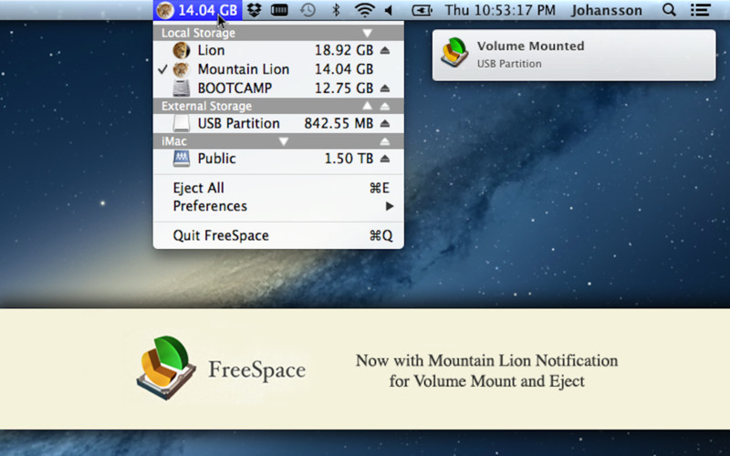 FreeSpace 1.2 : FreeSpace screenshot