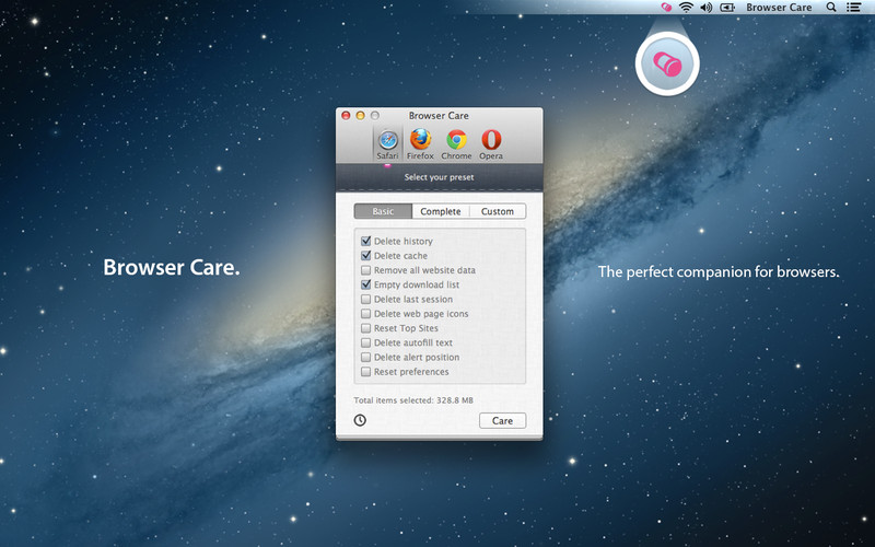 Browser Care 1.1 : Browser Care screenshot