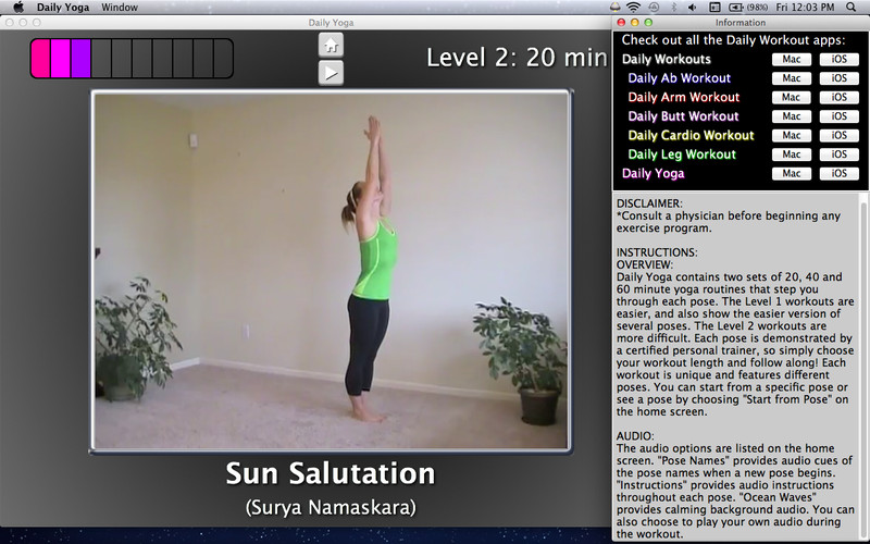 Daily Yoga 2.1 : Simply Yoga screenshot