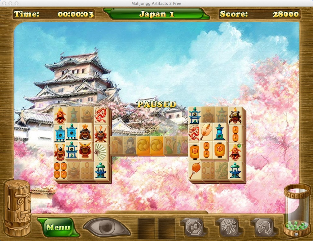 Mahjong Artifacts®: Chapter 2 1.3 : Gameplay Window