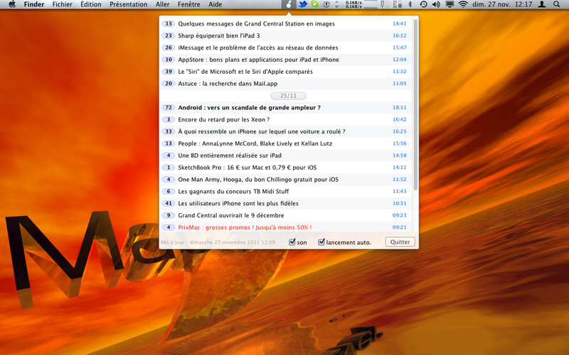 Mac4Ever.com 1.5 : Mac4Ever.com screenshot