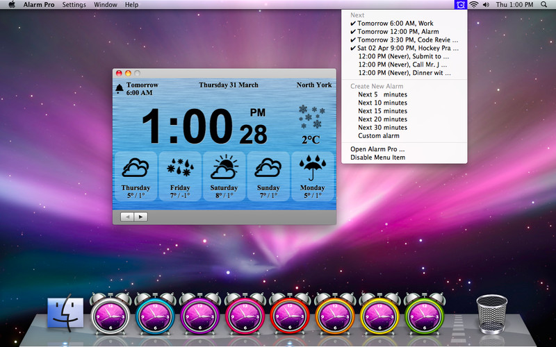 Alarm Pro 1.3 : Alarm Pro screenshot