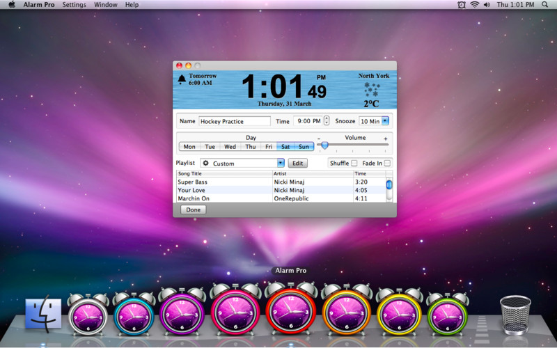 Alarm Pro 1.3 : Alarm Pro screenshot
