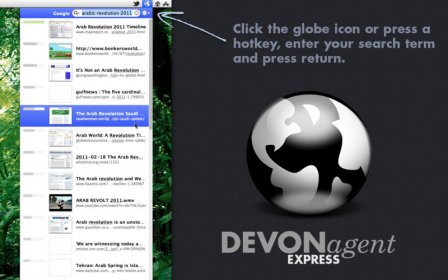 DEVONagent Express screenshot