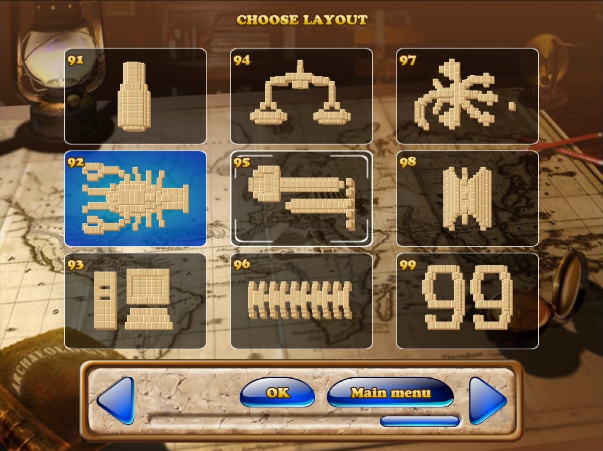Mahjong Artifacts® 1.3 : Classic Level Select