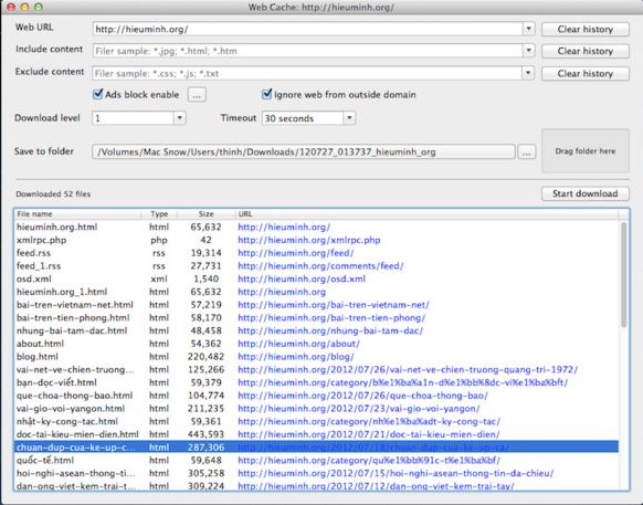 WebCache 1.0 : Downloading files