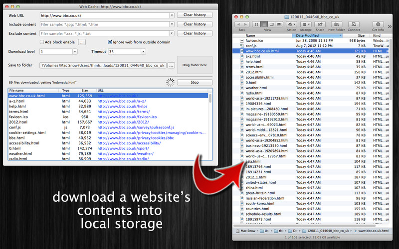WebCache 1.0 : WebCache screenshot