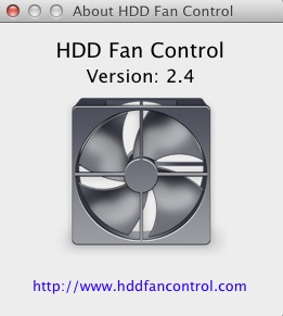HDD Fan Control 2.4 : About window