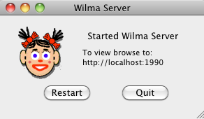 WiLMa 0.1 beta : Main window