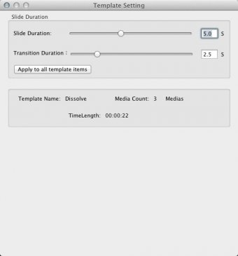 Configuring Transition Settings