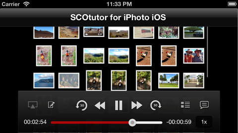 SCOtutor for iPhoto on iOS 2.2 : Main window