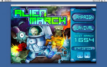 Alien March screenshot