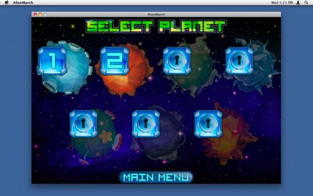Alien March screenshot
